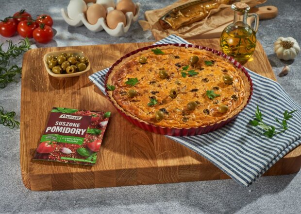 Fotografia przedstawiająca Tarta z wędzona rybą, DS XXII, odc. 26