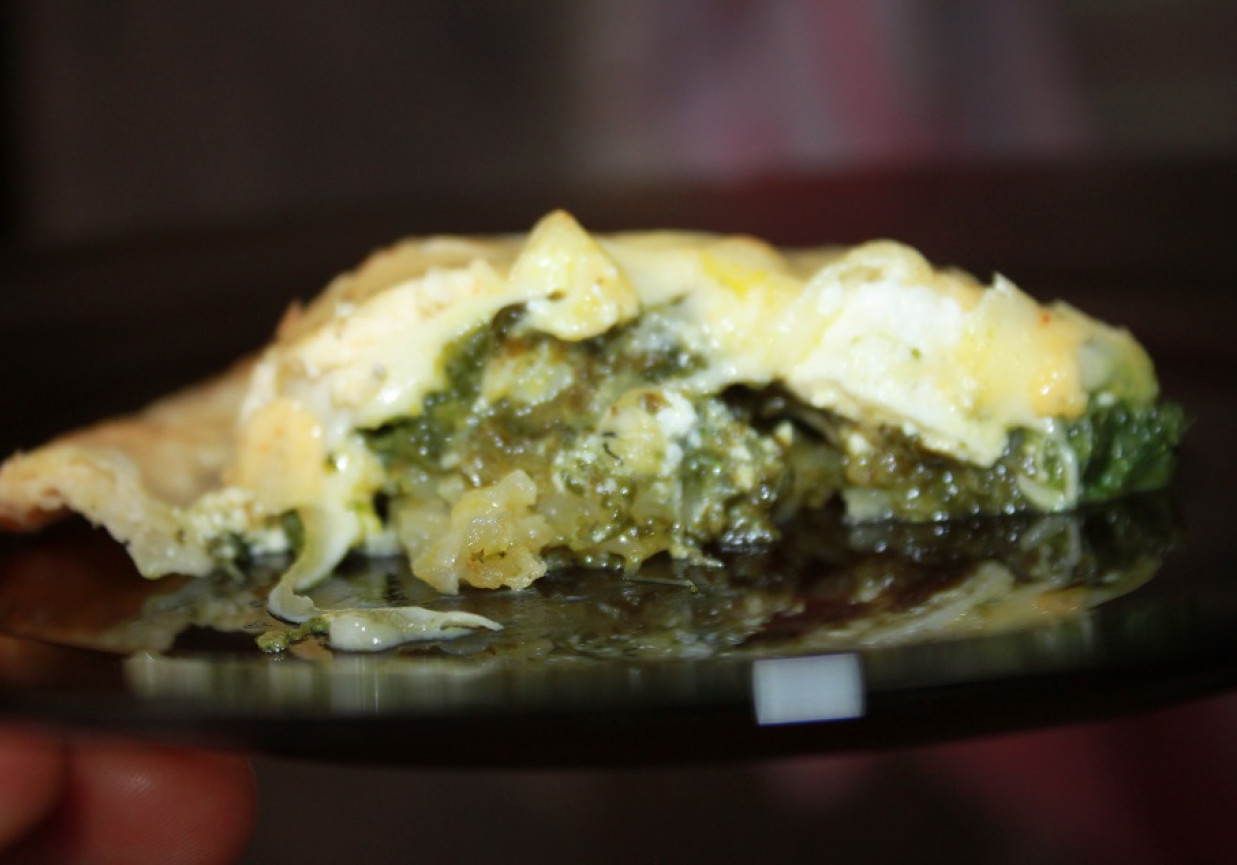 tarta ze szpinakiem foto