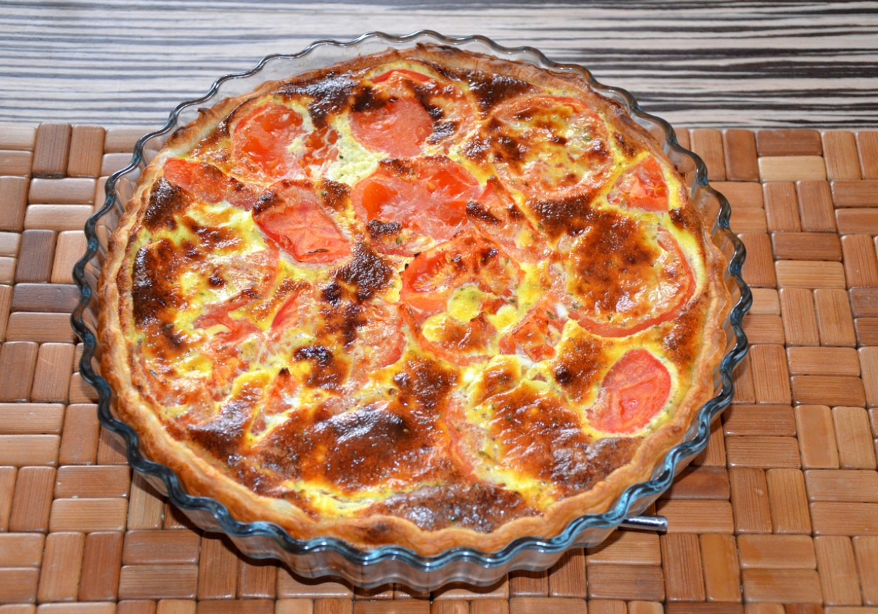Tarta ziemniaczano-pomidorowa foto