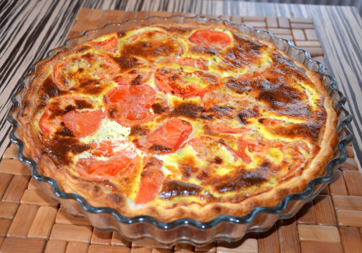 Tarta ziemniaczano-pomidorowa foto