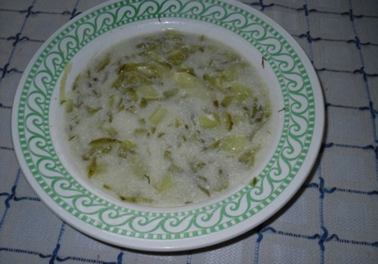 Tarta zupa ogórkowa foto