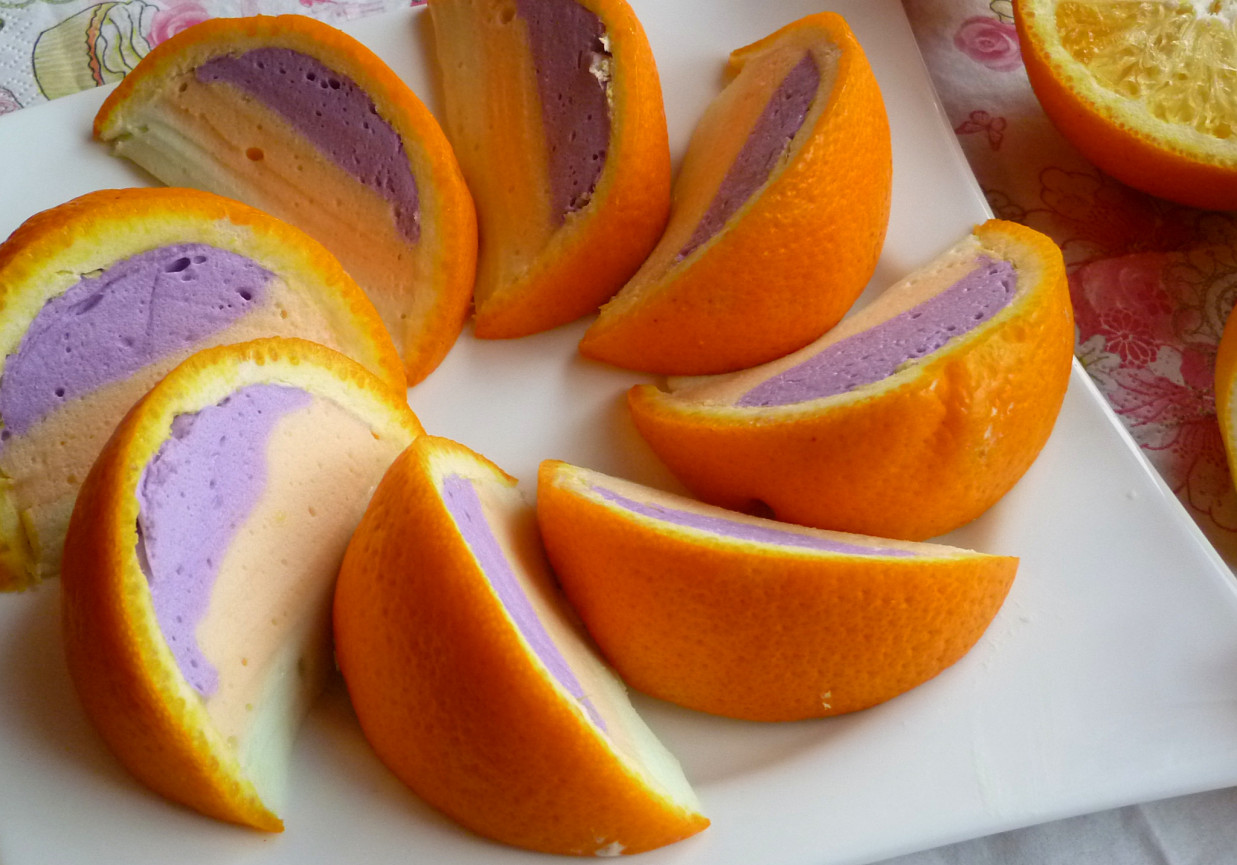 Tęczowe pomarańczo foto