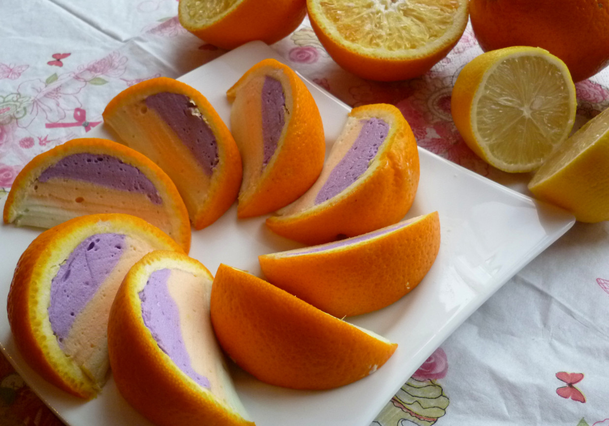 Tęczowe pomarańczo foto