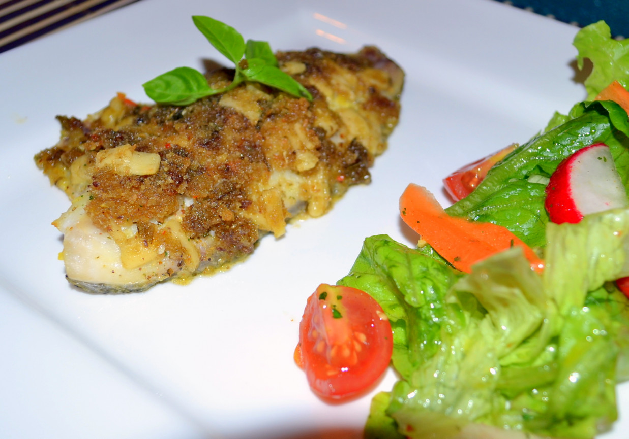 Tilapia z bazyliową kruszonką DoradcaSmaku.pl