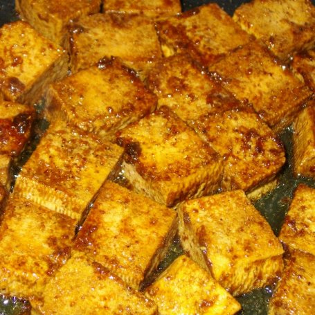 Krok 4 - Tofu marynowane i smażone foto