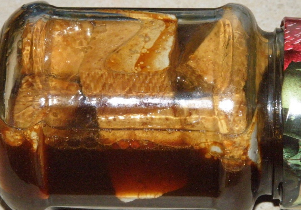Tofu marynowane w soku z cytrusów foto