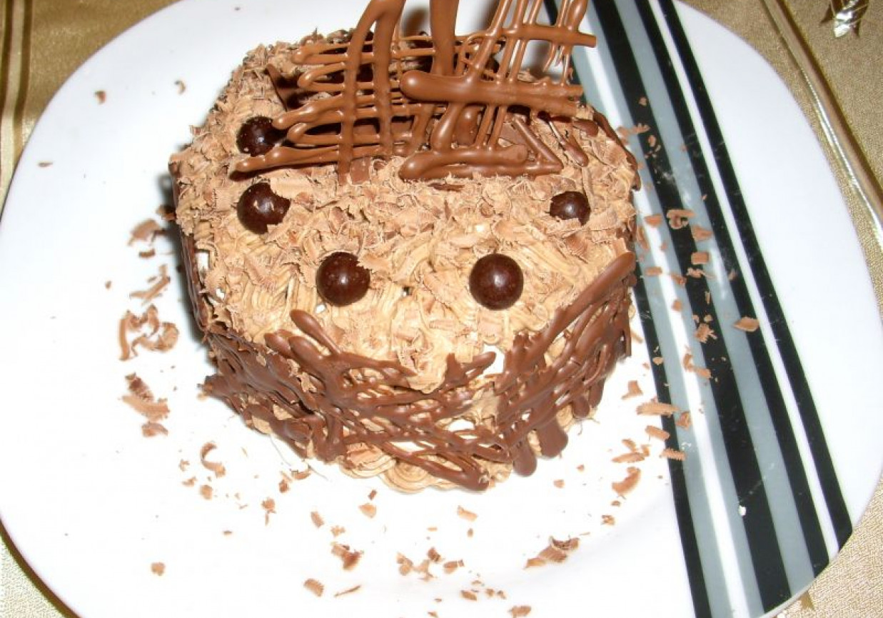Torcik bezowo czekoladowy - w wersji mini. foto