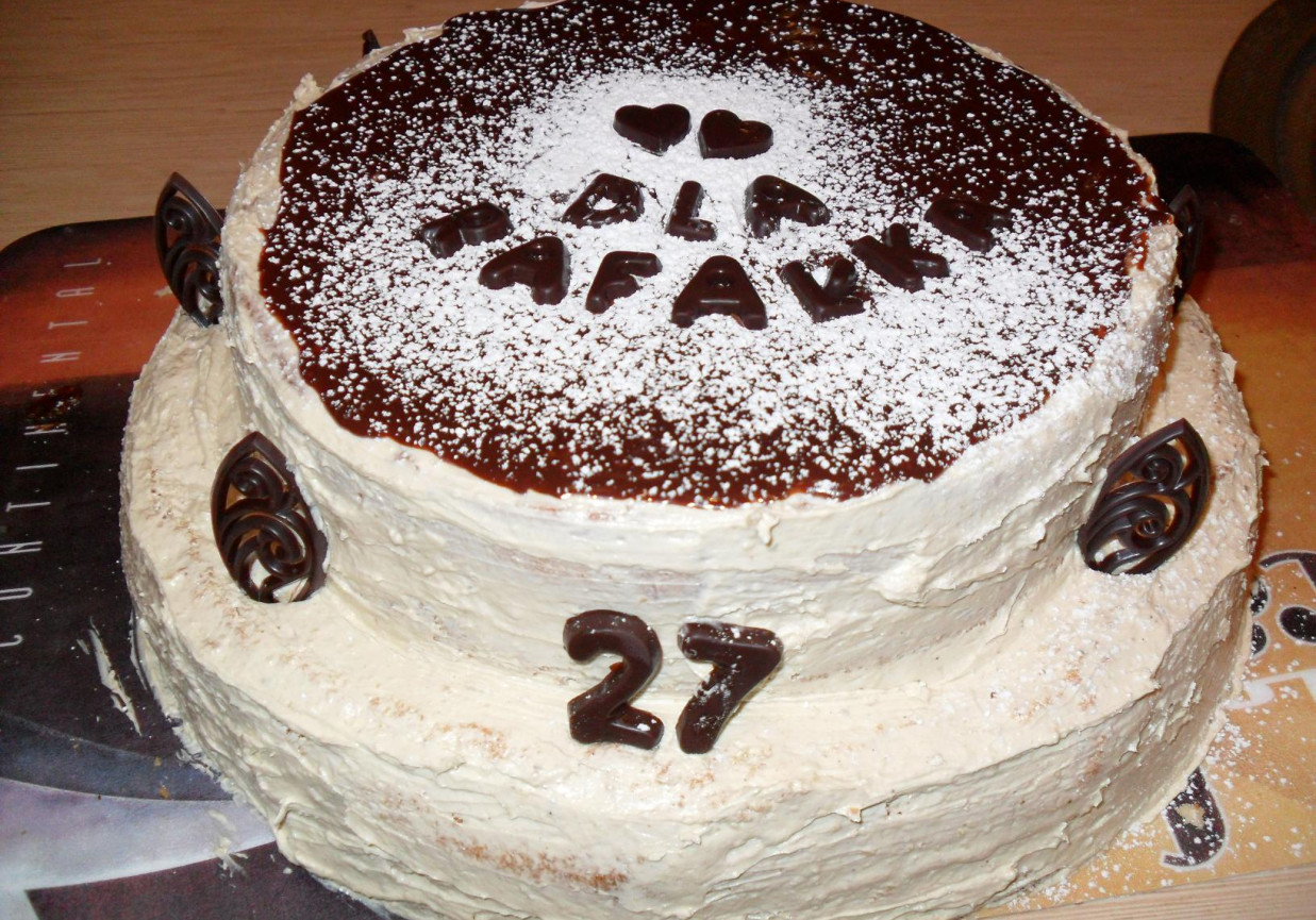 Torcik chałwowy foto