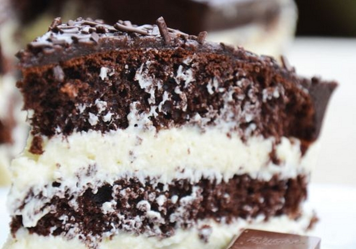 Torcik mleczna kanapka foto