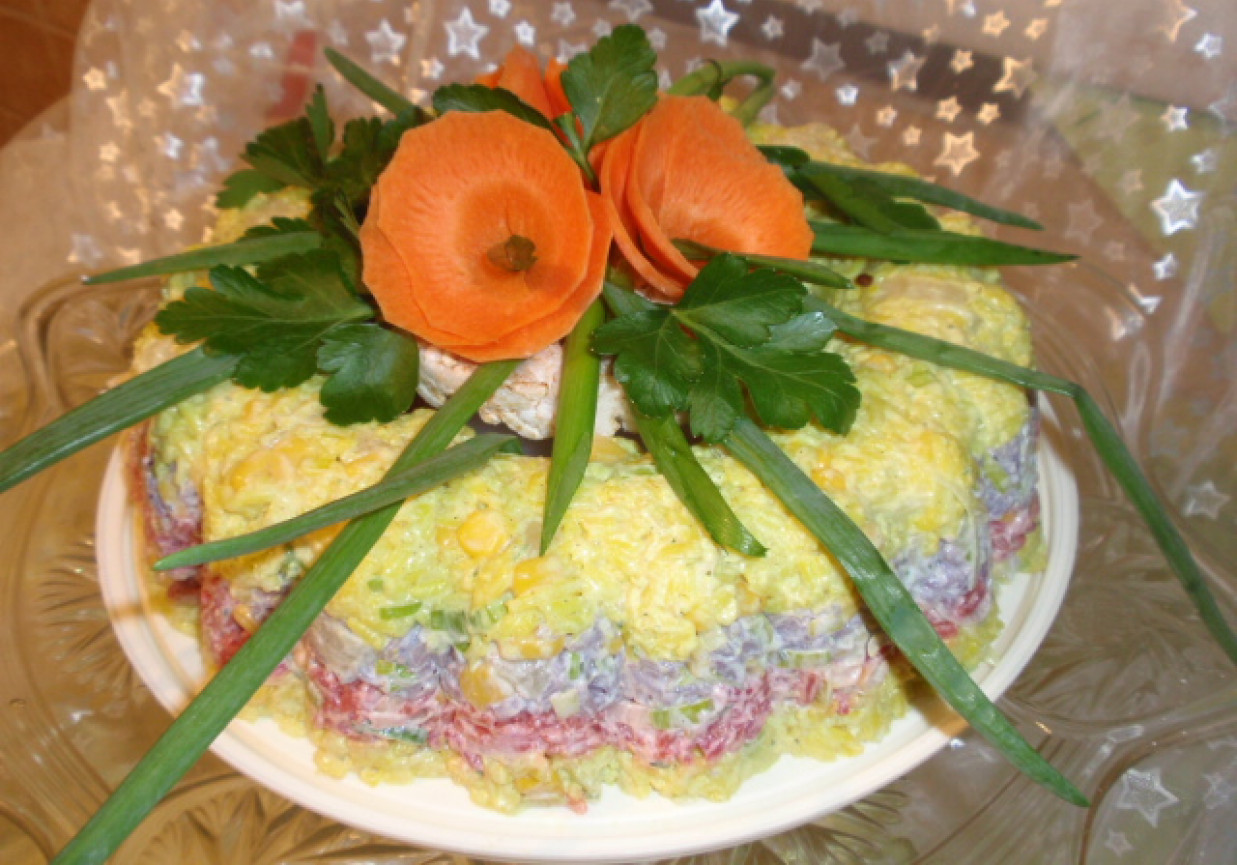 Torcik ryżowy kolorowy foto