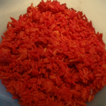Krok 1 - Torcik ryżowy kolorowy foto