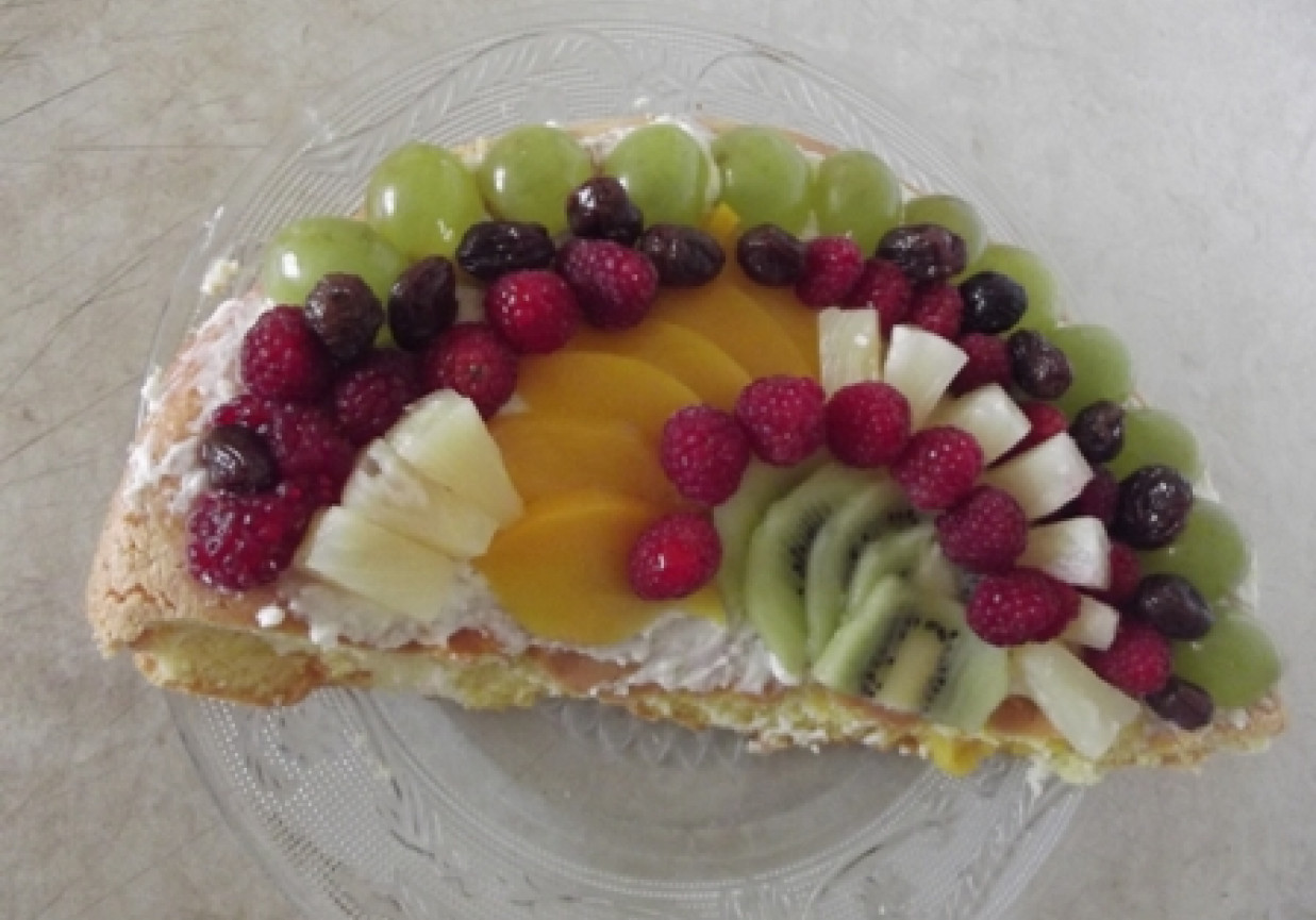 Torcik z owocami w wersji mini foto