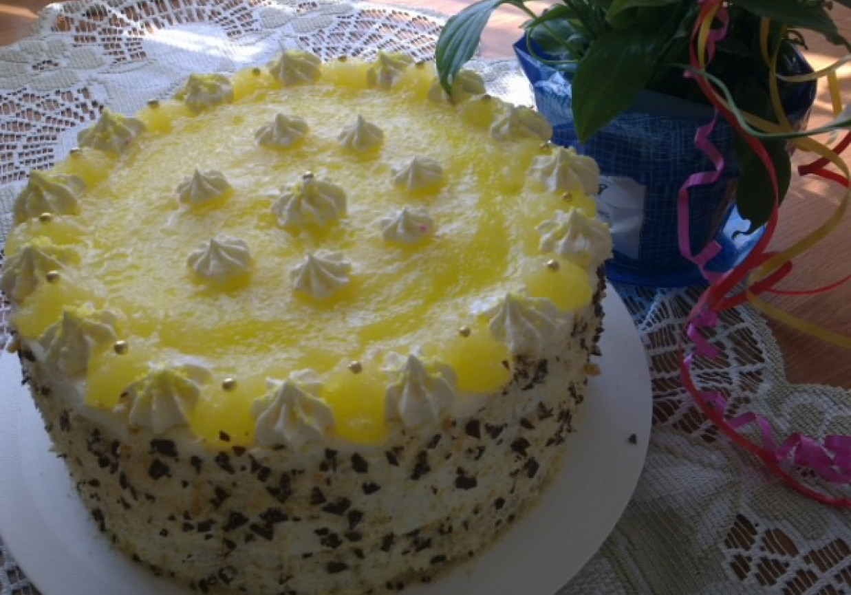 Tort ananasowy foto