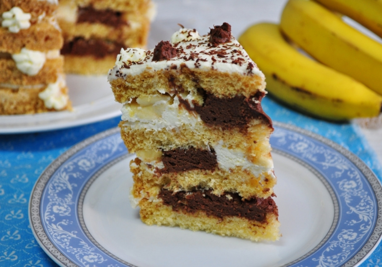 Tort bananowo-czekoladowy foto