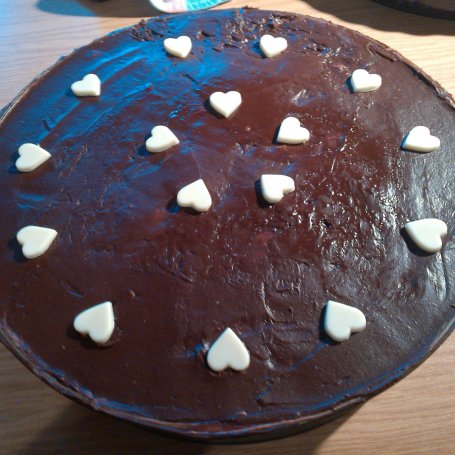 Krok 10 - tort czekoladowo-gruszkowy foto
