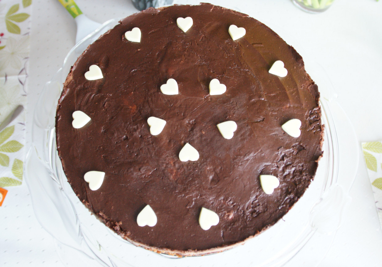 tort czekoladowo-gruszkowy foto