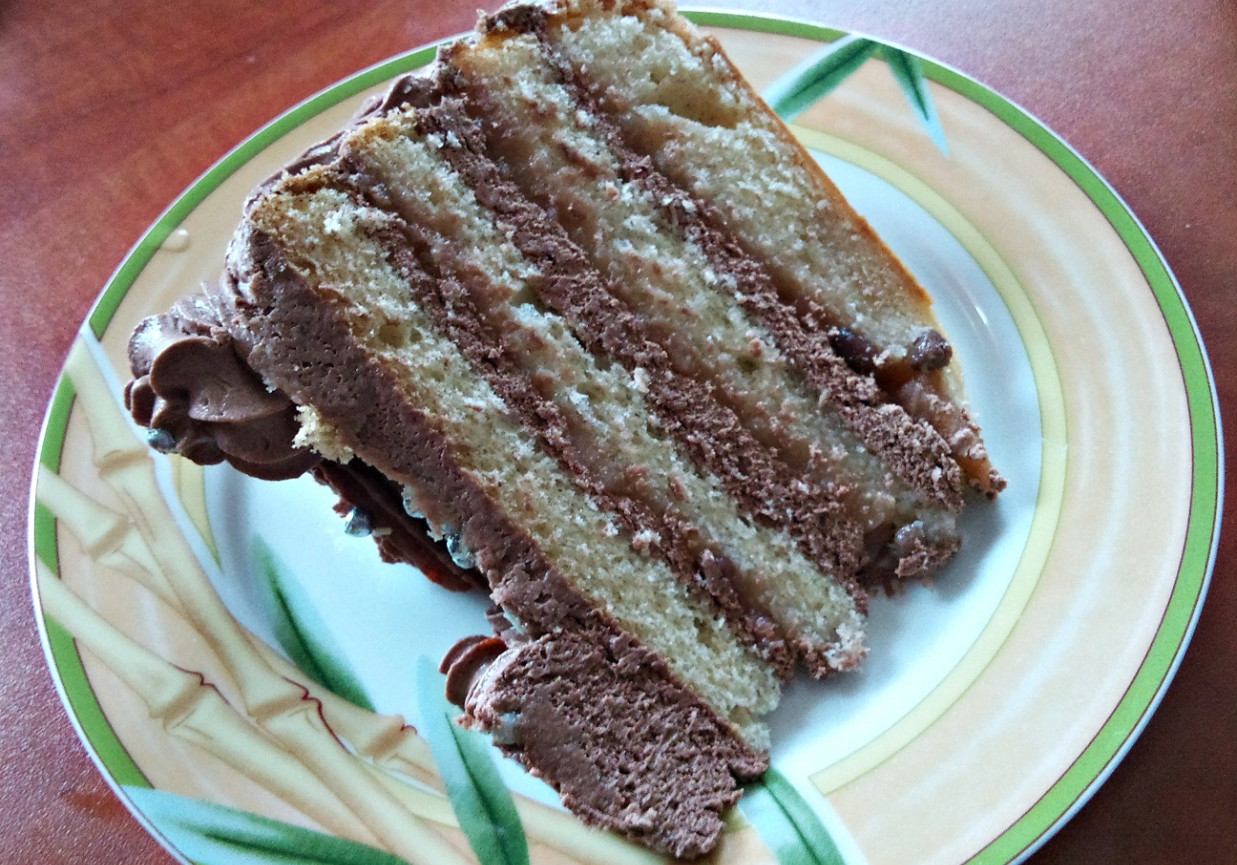 Tort czekoladowo jabłkowy foto