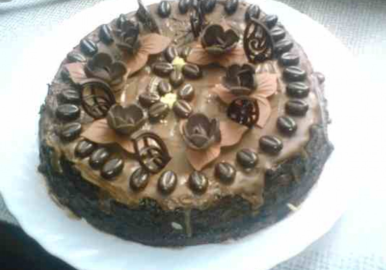 tort czekoladowo kawowy foto