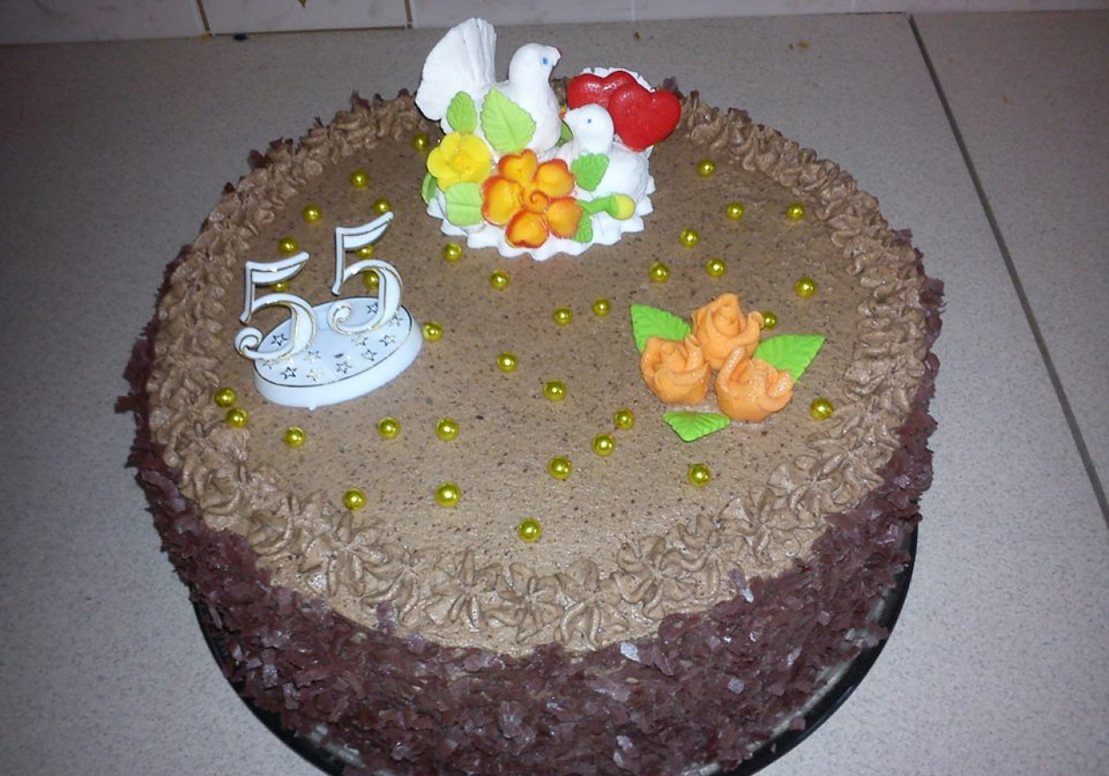 tort czekoladowo-wiśniowy  foto