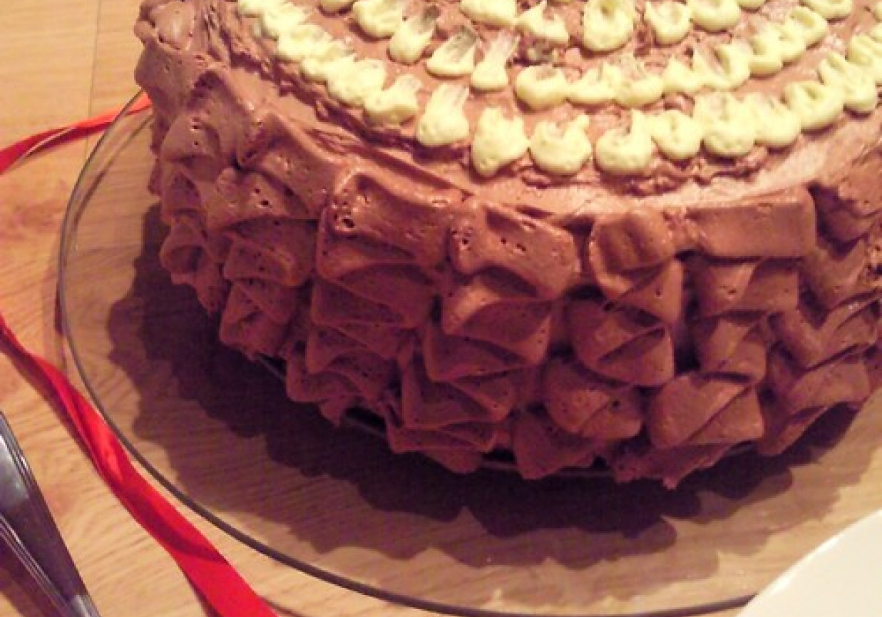 Tort - czekoladowy przekładaniec foto