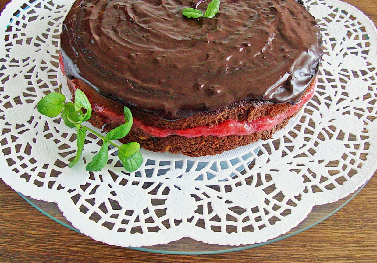 Tort czekoladowy z fasoli, bez mąki, bez glutenu foto