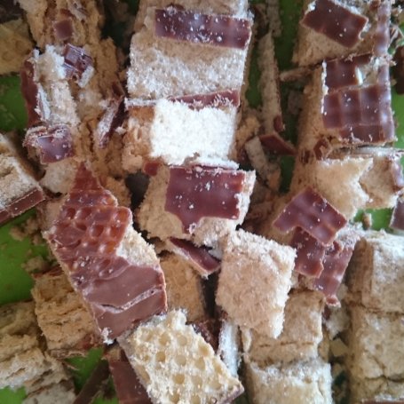 Krok 4 - Tort Di z wafelkami i kokosowym kremem z kaszy manny foto