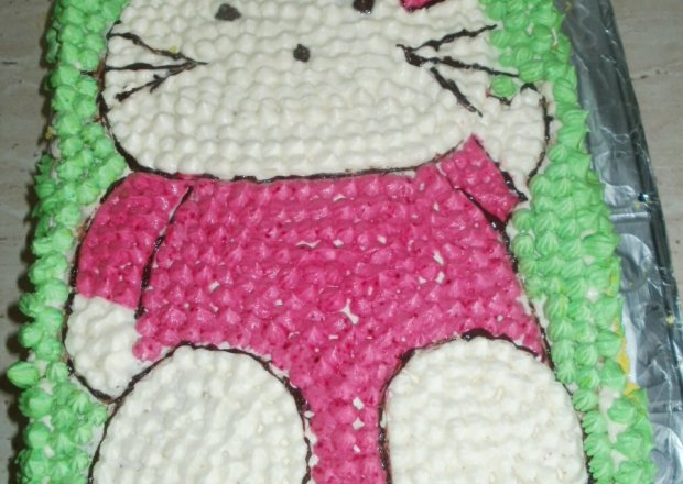 Fotografia przedstawiająca Tort Hello Kitty