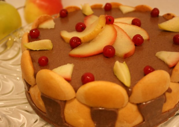 Fotografia przedstawiająca Tort jabłkowy