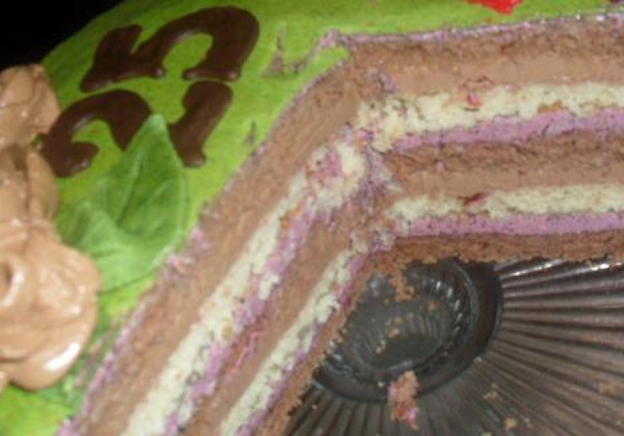 Tort jagodowo czekoladowy foto