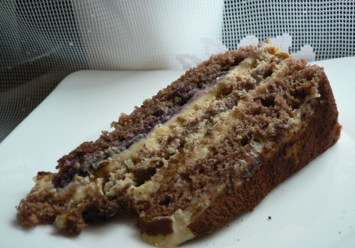 Tort kakaowo-krówkowy foto