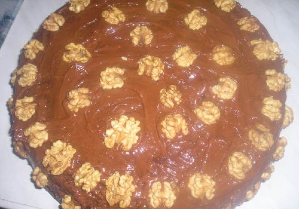 Tort kawowo-orzechowy foto