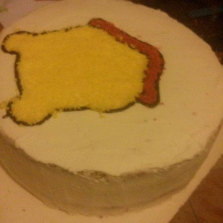 Krok 4 - tort kUbuś puchatek foto