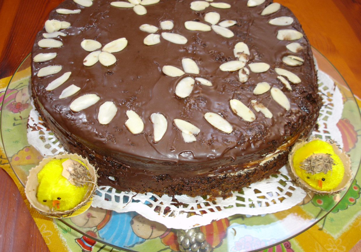 Tort Makowy z kremem foto