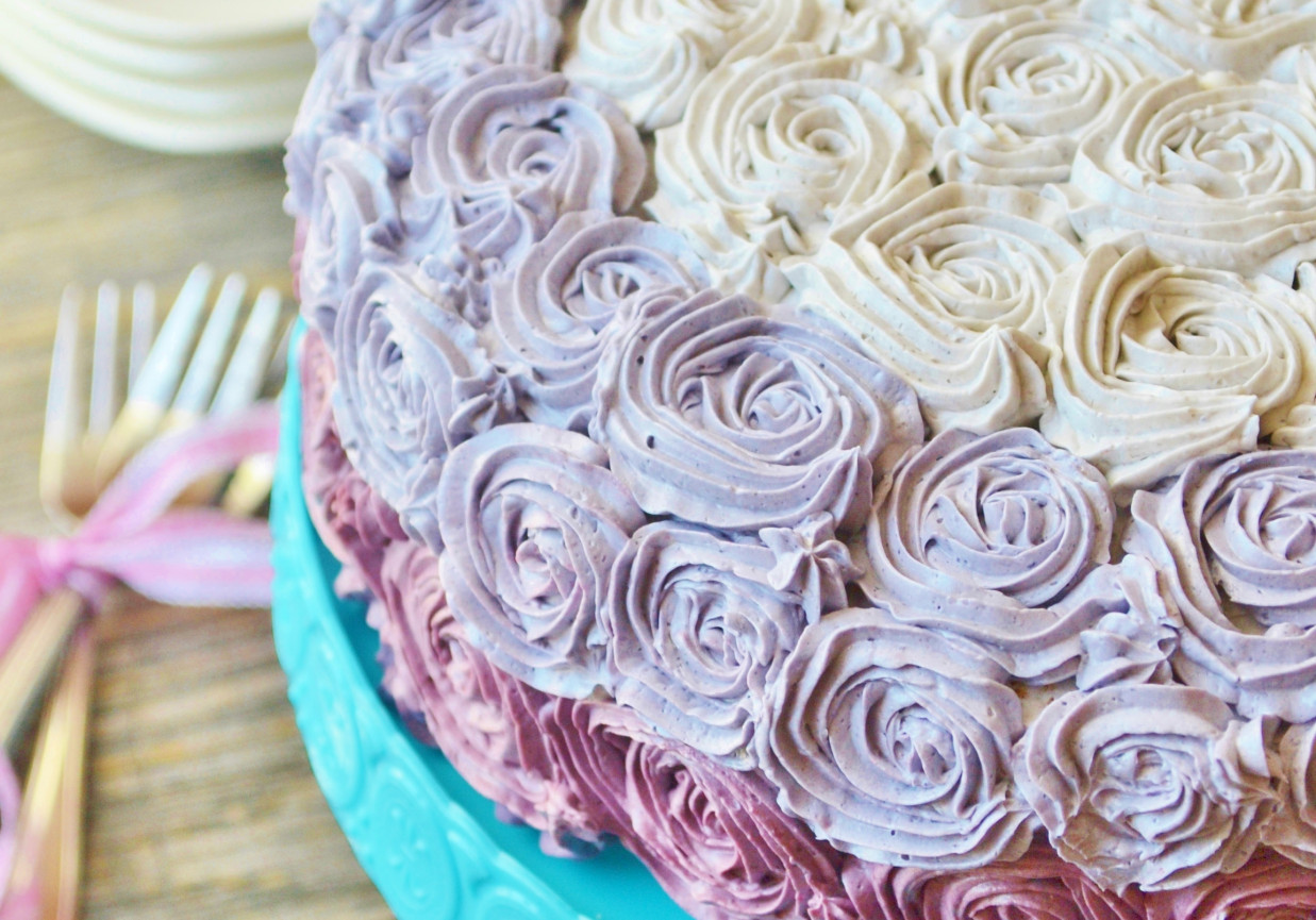Tort Ombre Rose Cake foto