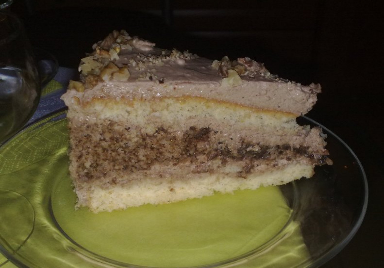 Tort orzechowo-czekoladowy foto