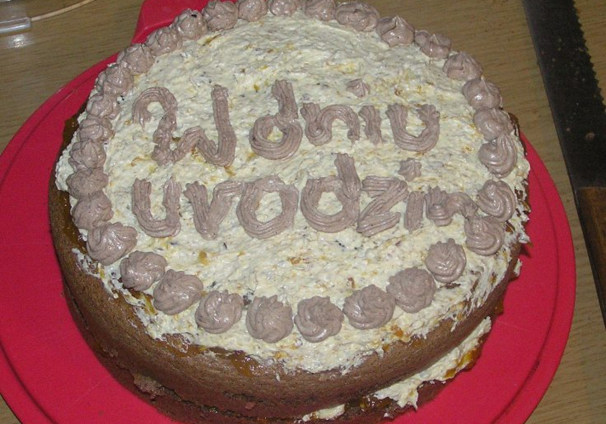 Tort orzechowo-kakaowy foto
