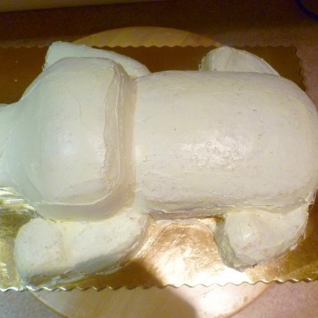 Krok 6 - Tort piesek foto