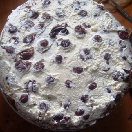 Krok 3 - Tort śmietanowo-wiśniowy foto