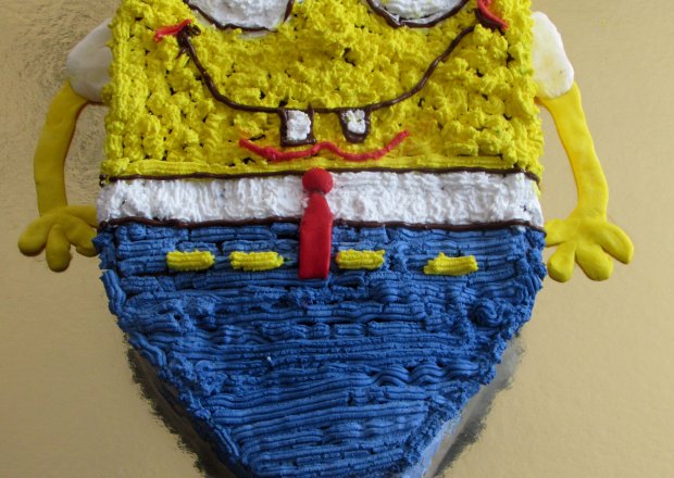 Fotografia przedstawiająca Tort Spongebob