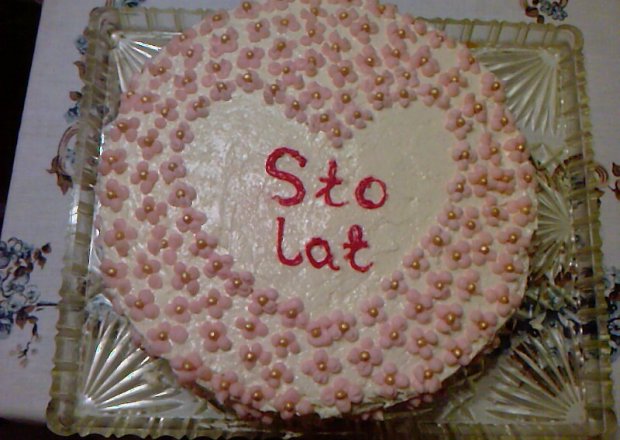 Fotografia przedstawiająca Tort STO LAT