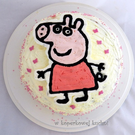 Tort urodzinowy- Świnka Peppa