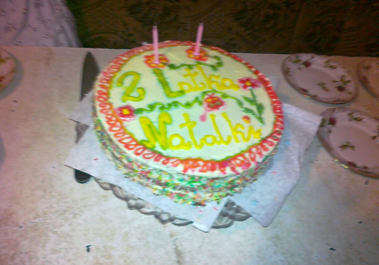 Tort urodzinowy. foto