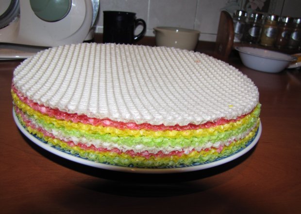Fotografia przedstawiająca tort waflowy