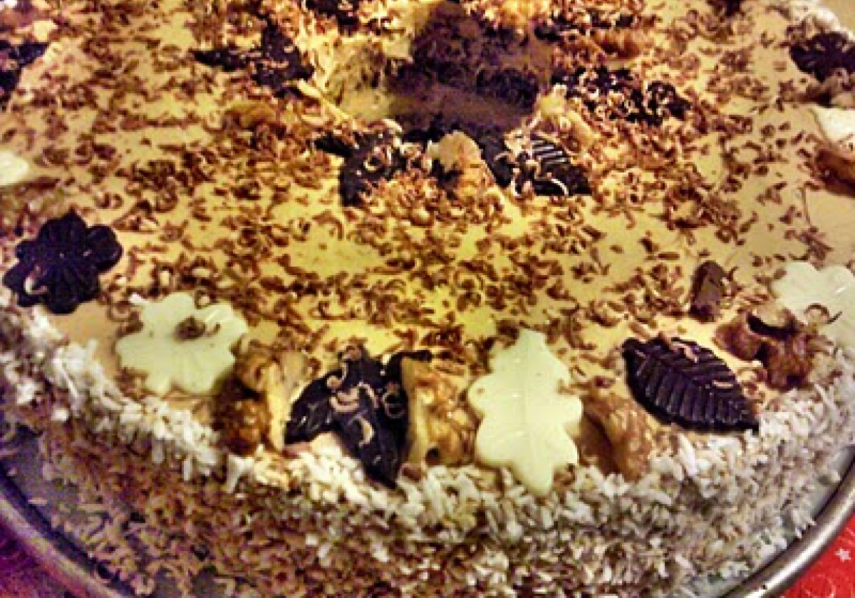 Tort z orzechów włoskich foto