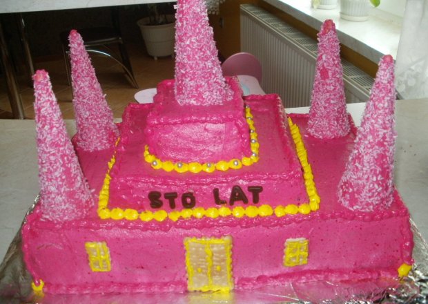 Fotografia przedstawiająca Tort \"Zamek Księżniczki\"