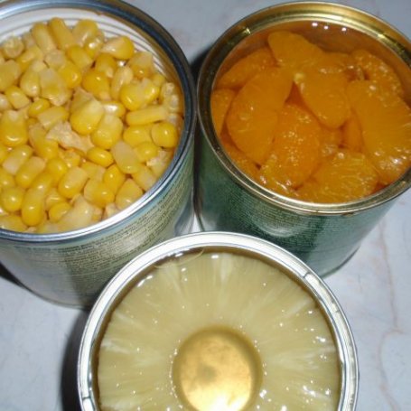 Krok 2 - Tortelini z mandarynką i ananasem foto