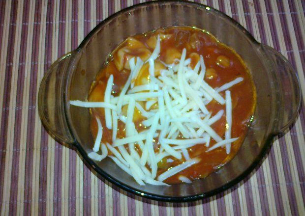 Fotografia przedstawiająca Tortellini w pikantnym sosie
