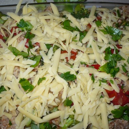 Krok 4 - Tortellini zapiekane z mięsem i warzywami foto