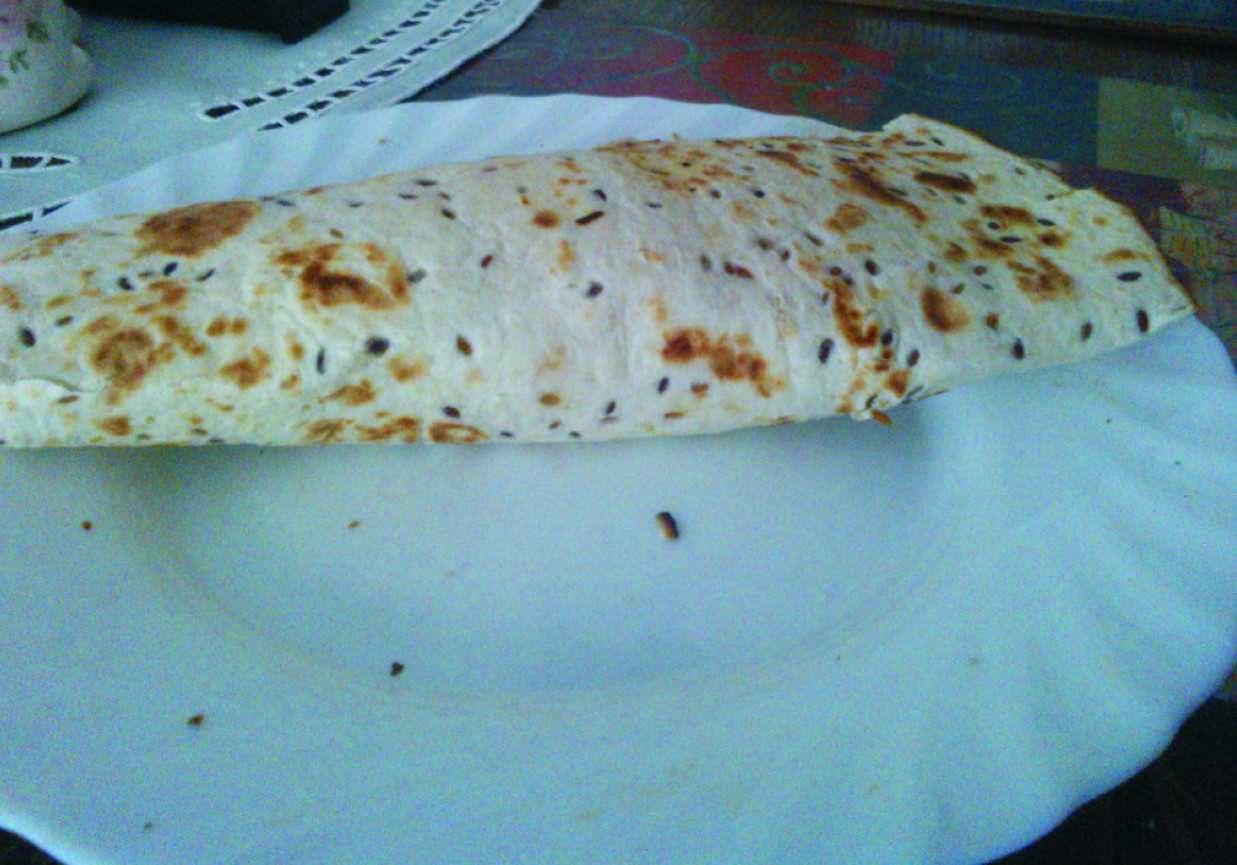 Tortilla na ostro. foto