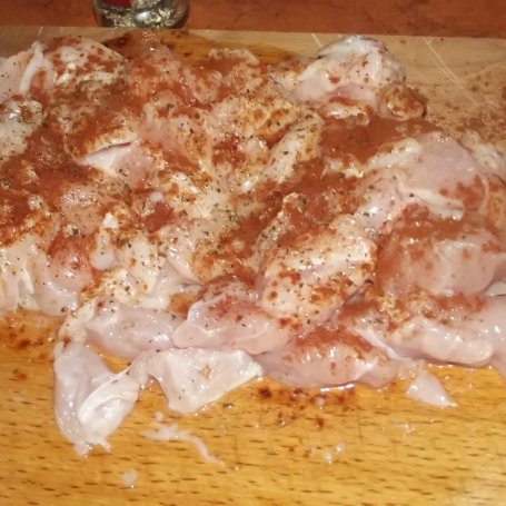 Krok 1 - Tortilla z kurczakiem. foto